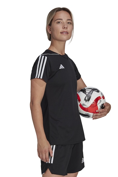 adidas Performance Tricou cu decolteu la baza gatului pentru fotbal Tiro 23 Femei