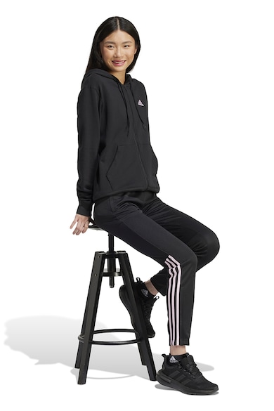 adidas Sportswear Essentials Linear cipzáros pamutpulóver kapucnival női