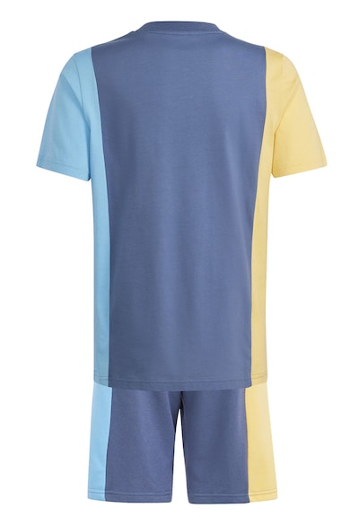 adidas Sportswear Colorblock dizájnos póló és bermudanadrág szett - 2 részes Fiú