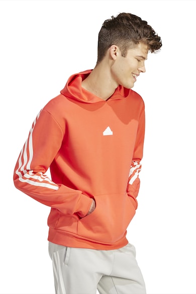adidas Sportswear Future Icons kapucnis pulóver ikonikus csíkokkal férfi