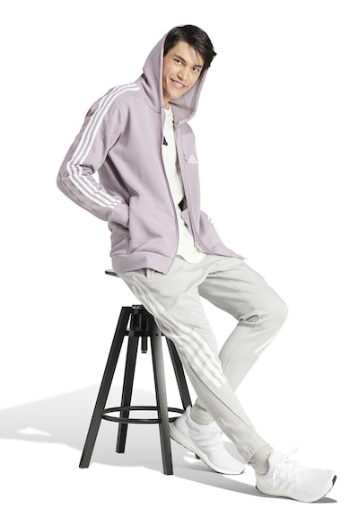 adidas Sportswear Cipzáros felső kapucnival és oldalzsebekkel férfi
