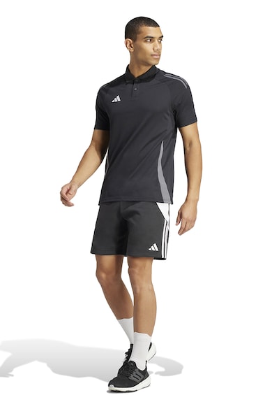 adidas Performance Pantaloni scurti de fotbal, din amestec de bumbac Barbati