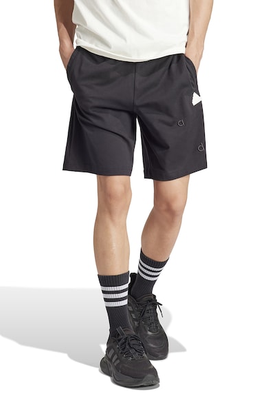 adidas Sportswear Къс панталон с памук с връзка Мъже
