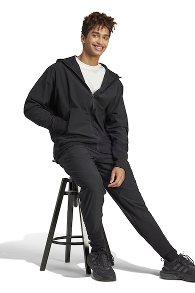 adidas Sportswear Z.N.E bő fazonú cipzáros pulóver kapucnival férfi