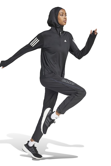 adidas Performance Блуза за бягане с джобове с цип Жени