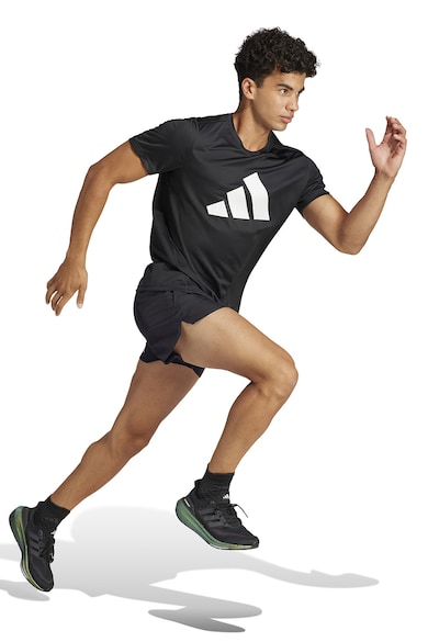 adidas Performance Tricou cu imprimeu logo pentru alergare Barbati