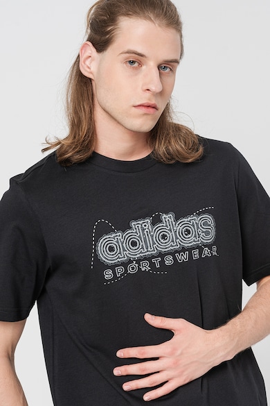 adidas Sportswear Tricou de bumbac cu imprimeu logo Growth Barbati