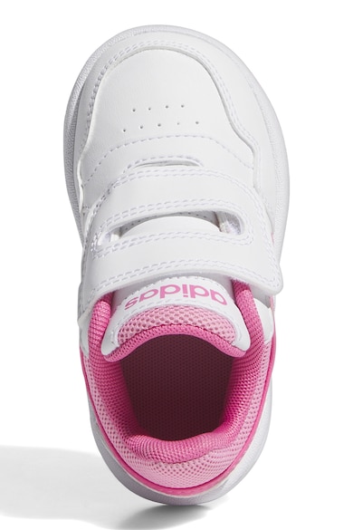 adidas Sportswear Спортни обувки Hoops от еко кожа с велкро Момичета