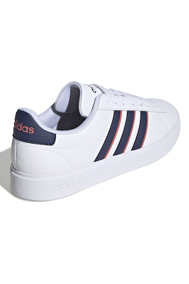 adidas Sportswear Pantofi sport de piele ecologica cu imprimeu logo Grand Court 2.0 Barbati