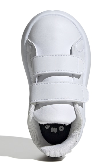 adidas Sportswear Pantofi sport de piele ecologica cu velcro Advantage Baieti
