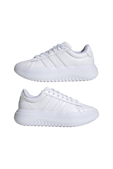 adidas Sportswear Pantofi sport flatform de piele ecologica Grand Court Femei