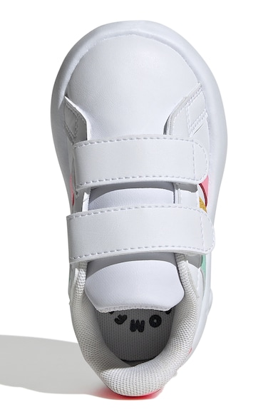 adidas Sportswear Pantofi sport din piele ecologica cu velcro Grand Court 2.0 Fete
