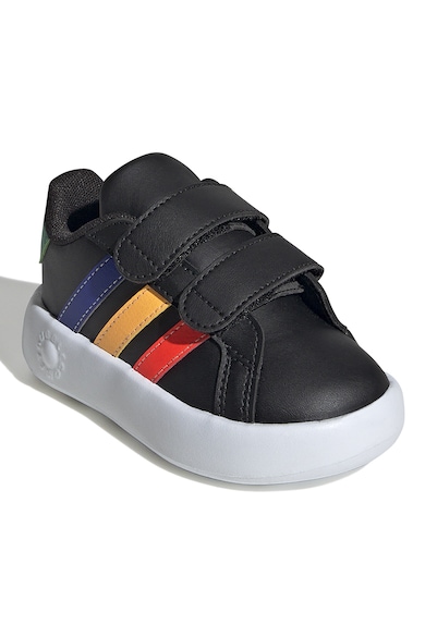 adidas Sportswear Pantofi sport din piele ecologica cu velcro Grand Court 2.0 Baieti