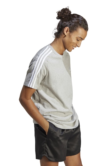 adidas Sportswear Essentials pamutpóló ikonikus csíkokkal férfi