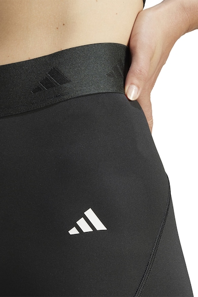 adidas Performance Magas derekú leggings logós részlettel női