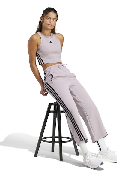 adidas Sportswear Bővülő szárú szabadidőnadrág logóval női