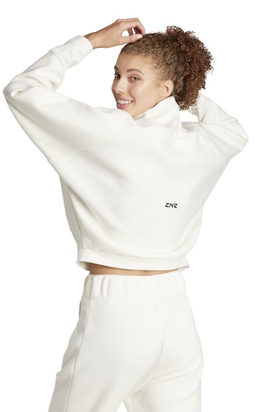 adidas Sportswear Kenguruzsebes pulóver cipzáros nyakkivágással női