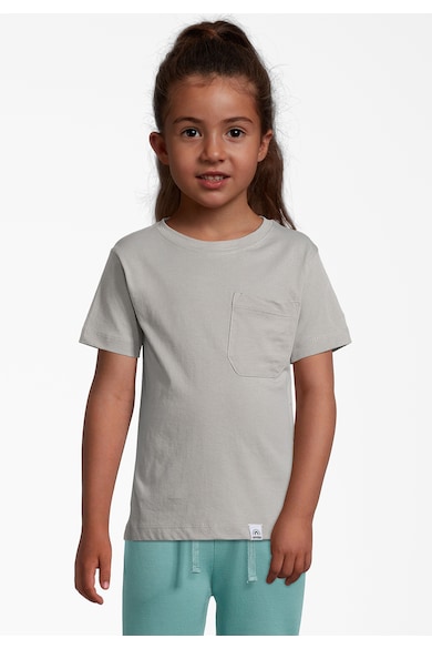 New Life Тениска от органичен памук с джоб Момичета