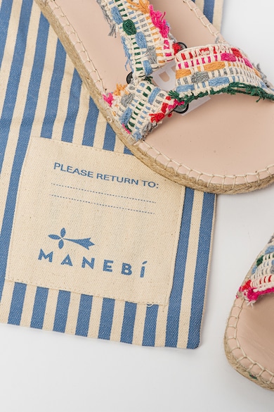 Manebi Текстилни сандали с велкро Жени