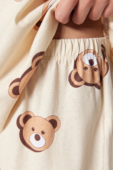 Trendyol Къса пижама с шарка на мечета Жени