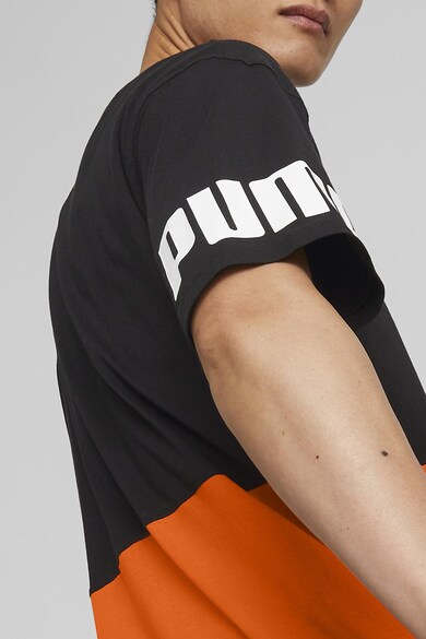 Puma Тениска Power с овално деколте и лого Мъже