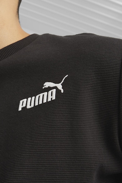 Puma Суитшърт с овално деколте и лого Мъже