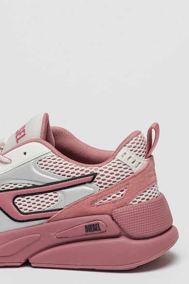 Diesel S-Serendipity hálós sneaker nyersbőr és műbőr részletekkel női