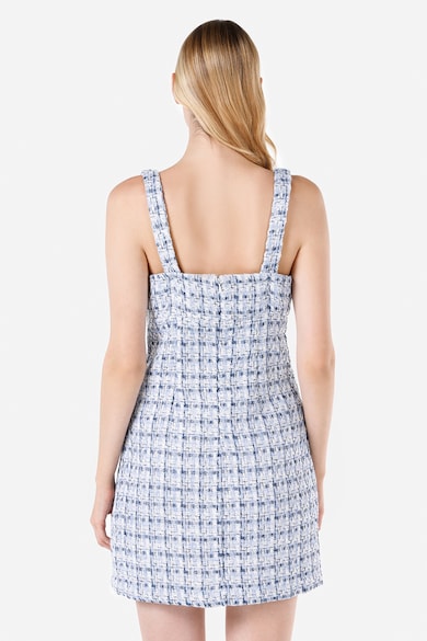 COLIN'S Tweed miniruha szögletes nyakrésszel női