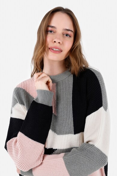 COLIN'S Пуловер в цветен блок с овално деколте Жени