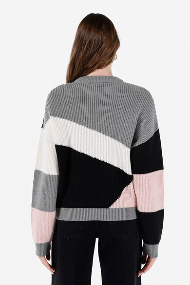 COLIN'S Kerek nyakú colorblock dizájnú pulóver női