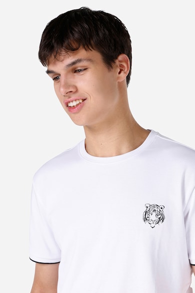 COLIN'S Памучна тениска с щампа на гърдите Мъже