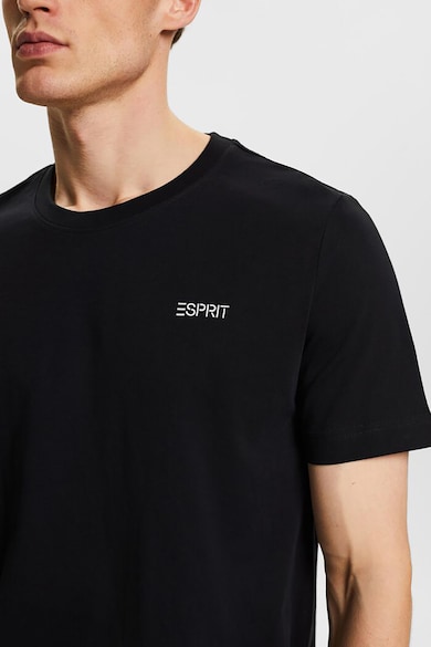 Esprit Слим тениска с овално деколте Мъже