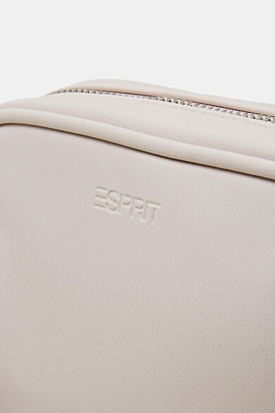 Esprit Geanta crossbody de piele ecologica cu buzunar cu clapa Femei