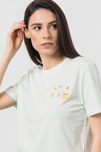 Esprit Раирана тениска с овално деколте Жени