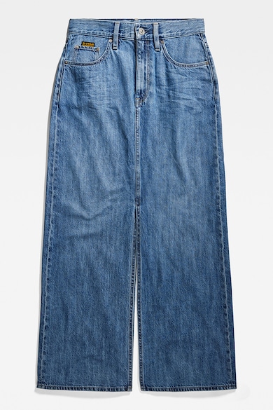 G-Star RAW Fusta de denim cu slit frontal Viktoria Femei