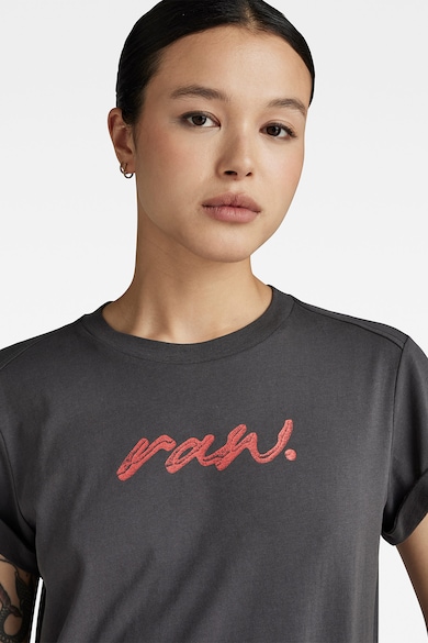 G-Star RAW Tricou de bumbac organic cu imprimeu logo Femei