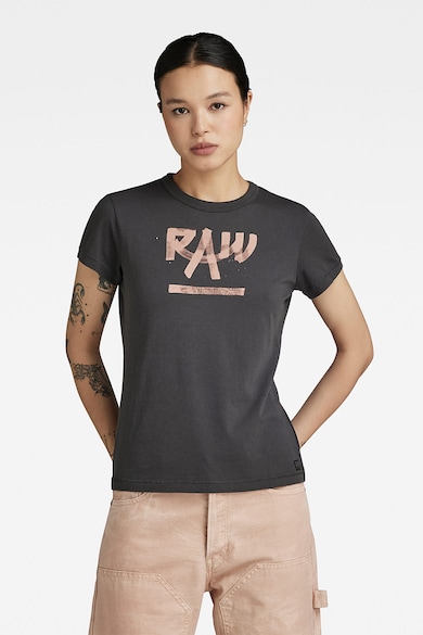 G-Star RAW Тениска от органичен памук с лого Жени