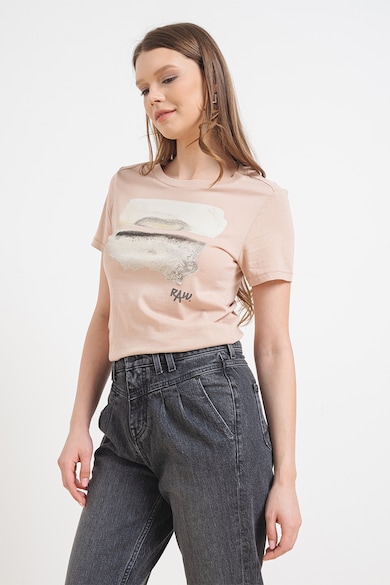 G-Star RAW Organikuspamut póló mintával a mellrészen női