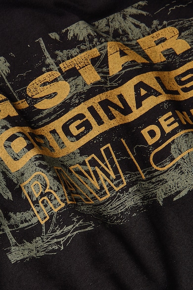 G-Star RAW Тениска с овално деколте и принт Мъже