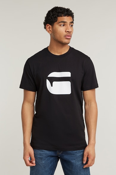 G-Star RAW Тениска Burger от органичен памук с лого Мъже