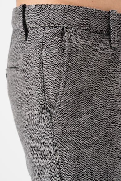 Esprit Pantaloni cu model herringbone Barbati