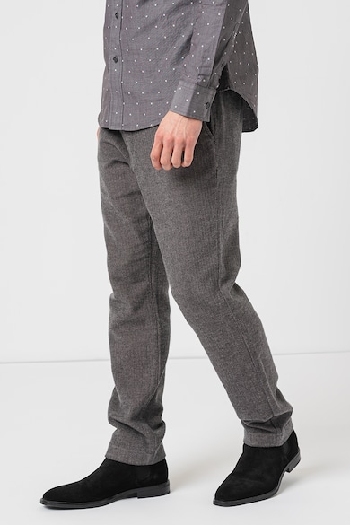 Esprit Pantaloni cu model herringbone Barbati