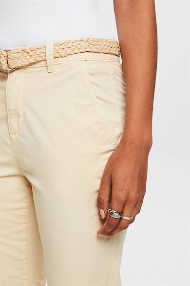 Esprit Középmagas derekú egyszínű nadrág női