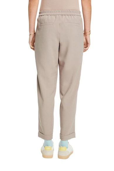 Esprit Pantaloni crop cu snur in talie Femei