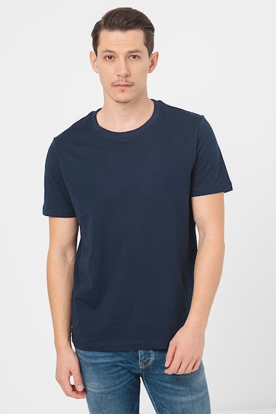 Esprit Едноцветна тениска с овално деколте Мъже