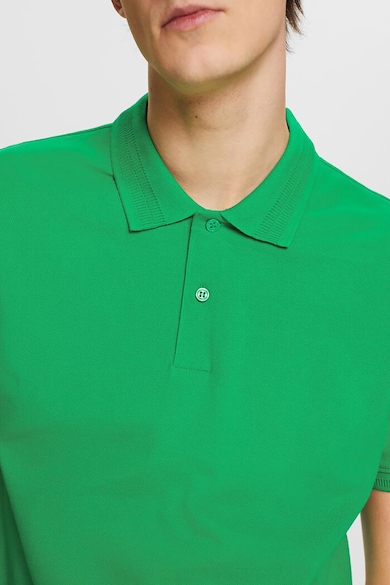 Esprit Tricou polo cu model uni Barbati