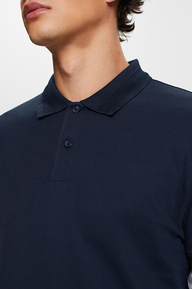 Esprit Tricou polo cu model uni Barbati