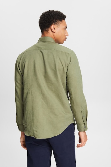 Esprit Риза с лен и джобове на гърдите Мъже