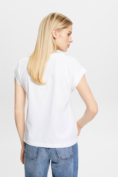 Esprit Тениска със свободна кройка и шпиц Жени