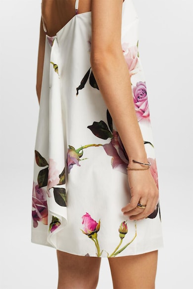 Esprit Egyenes fazonú virágmintás miniruha női